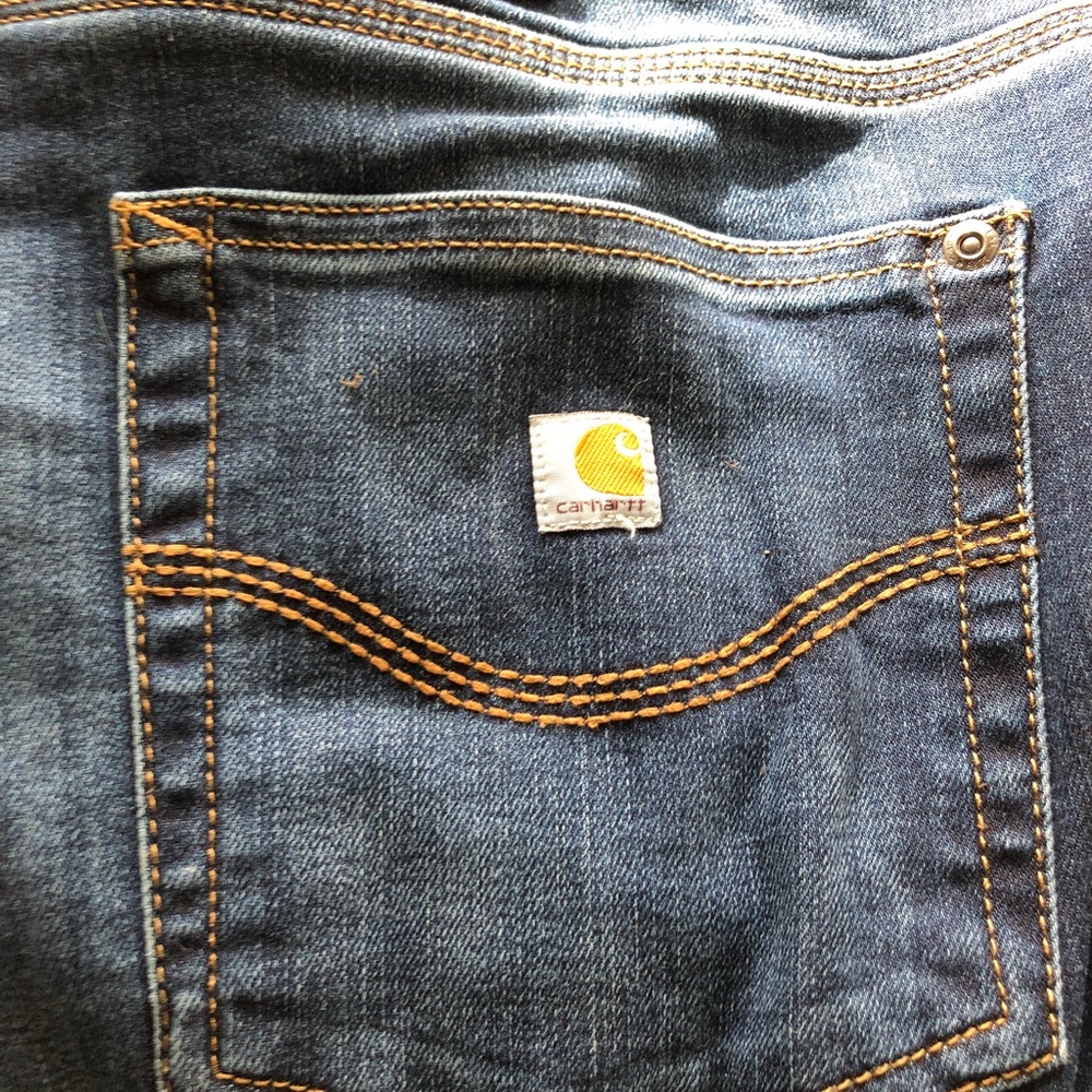 Flannel lined Carhartt pants